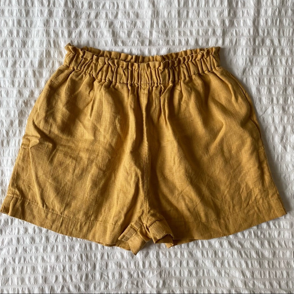 Shelter Eva Shorts in Golden Yellow